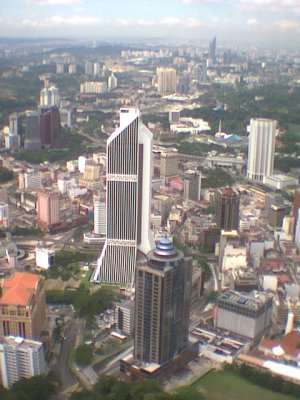 Aussicht vom Menara Kuala Lumpur