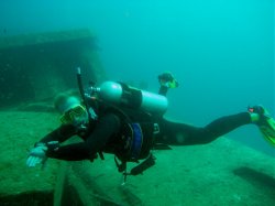 Unterwasserfotos Tauchbilder Excalibur (Wrack)  Euro-Divers