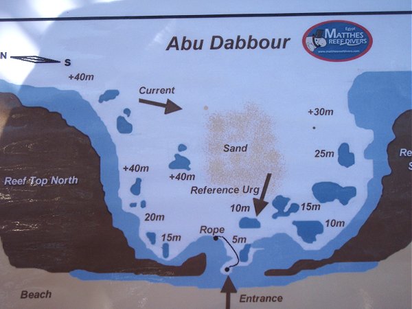 Tauchplatzkarte Abu Dabbour