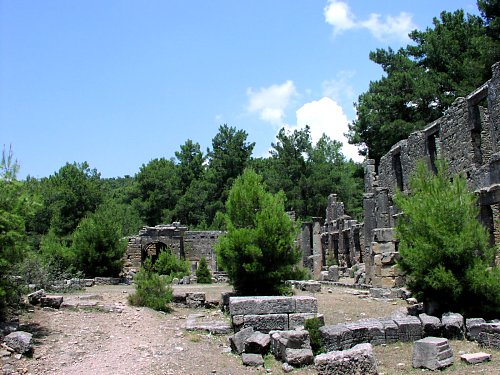 Die Ruinen von Seleukeia